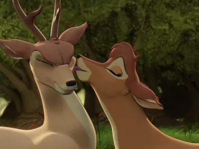 Geno the Deer Low-poly 3D model