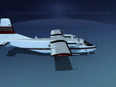 Harbin Y-12 II V04 3D model