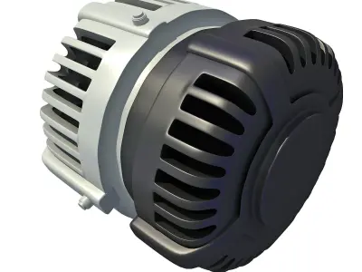 Automobile Vehicle Alternator 3D model