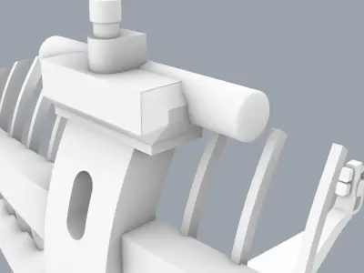 Ship Radars Set PM - 5 Models 3D print model