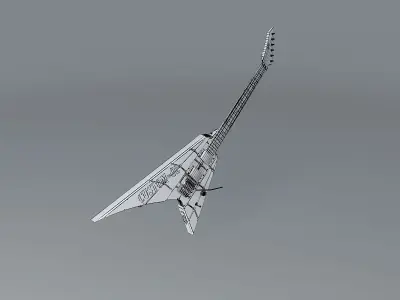 ESP Iron Jet guitar Free 3D model