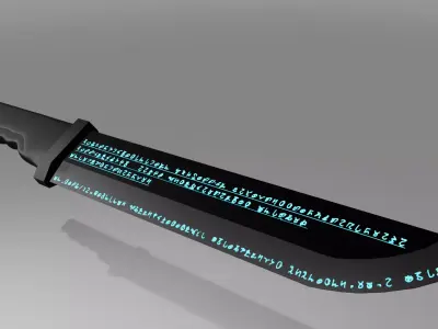 Hestia Knife Free low-poly 3D model