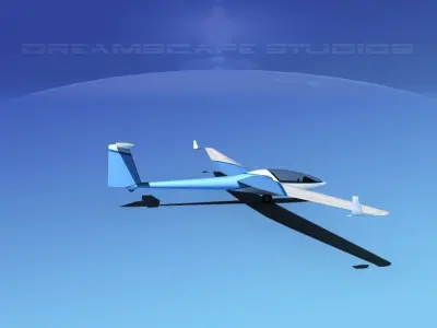 Glaser-Dirks DG-300 Glider V04 3D model
