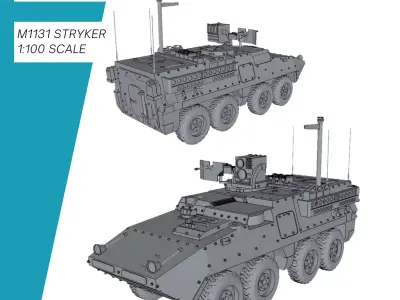 Stryker M1131 3D print model