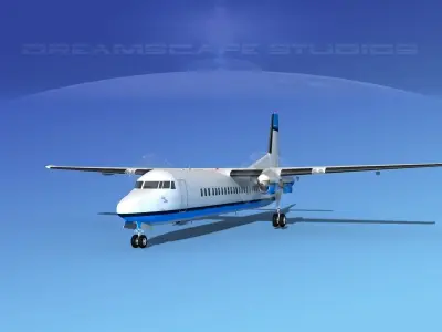 Fokker F-60 Corporate 1 3D model