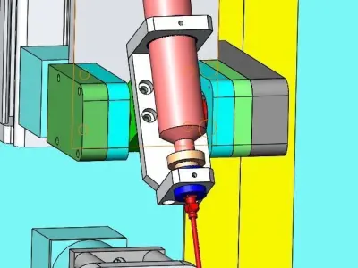 Five-axis Circuit Board Dispenser 3D model