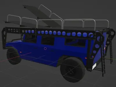 uro vamtac s3 with platform Low-poly 3D model