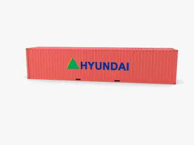 40ft Shipping Container Hyundai 3D model