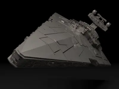 Star Wars Imperial Star Destroyer 3D Print Model Stl  3D print model