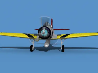Douglas TBD-1 Devestator V03 3D model
