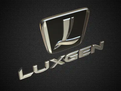 luxgen logo 3D model