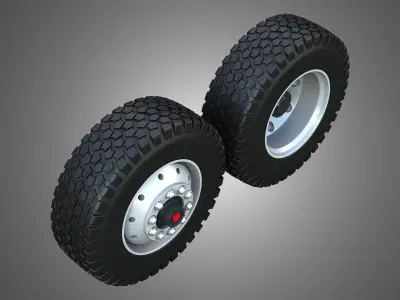 Markos Special Wheels and Tires MSWT -4 3D model