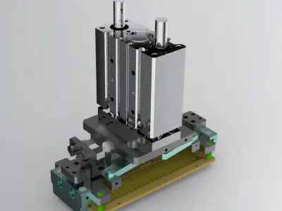 Gas claw institutions 3D model