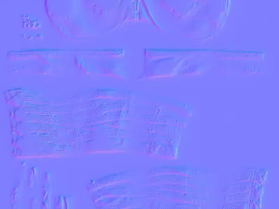 military Corset game ready UE5 PBR Low-poly 3D model