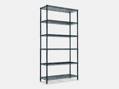 OMAR 1 shelf section 1 Low-poly 3D model