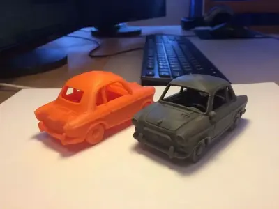 Pony Toy Car Free 3D print model