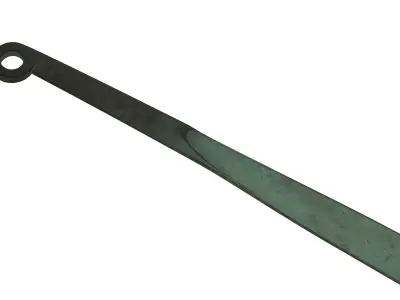 Makhaira bronze knife Low-poly 3D model