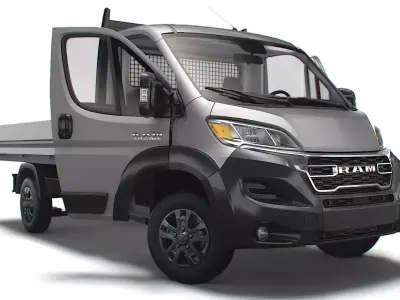 RAM Promaster SingleCab Tipper HQInterior 2023 3D model