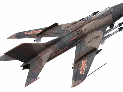 AirCraft 13 - fighter 3D model