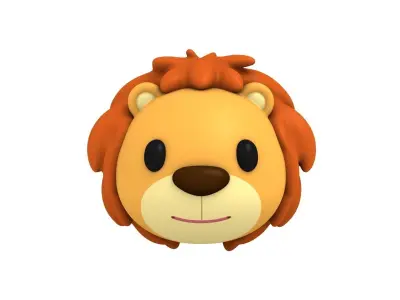 Lion Head 3D model