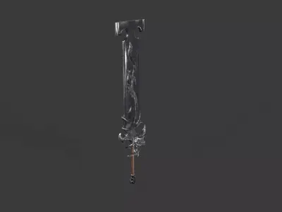 Great Sword 05 Low-poly 3D model