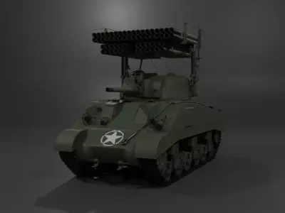 T34 Calliope Free 3D model