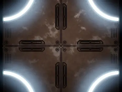 PBR Sci-Fi Texture Pack 20 Low-poly 3D model