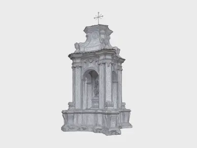 Pensive Christ shrine at Centrum Kultury in Lublin 3D model