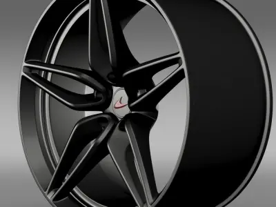 Mclaren 570S coupe rim 2015 3D model