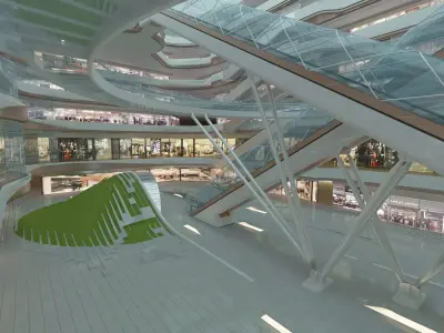 Shopping Mall 3 3D model