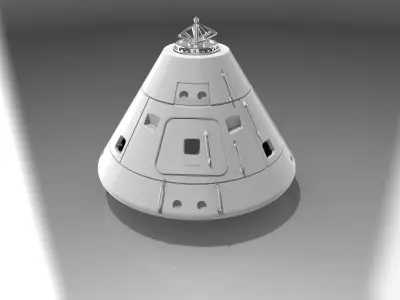  Apollo Command Module 3D model