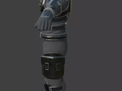 Astronaut Spacesuit 3D Model 3D model 23