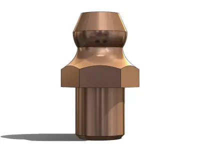 Graxeira M6 Grease Fitting 3D model