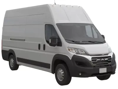 2024 Ram ProMaster L4H3 Detailed interior 3D model