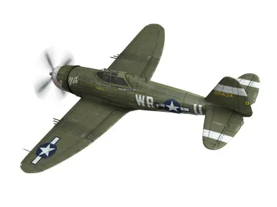 Republic P-47D Thunderbolt - WR-U 3D model
