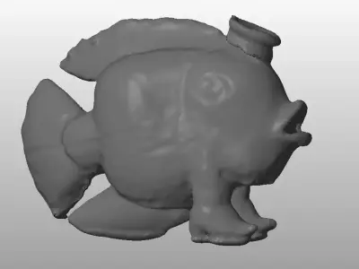 Fishshoes fish with hat Free 3D model