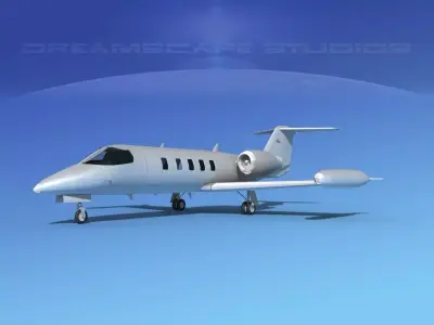 Gates Learjet 35 V13 3D model