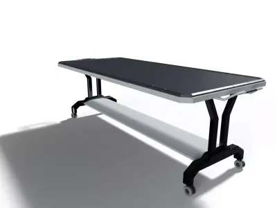 Sci-Fi Morgue Table Low-poly 3D model