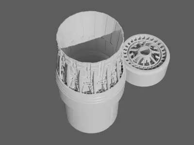 PW-100 F-15c Jetpipe 3D print model
