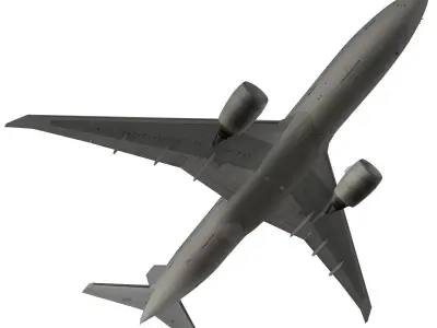 Boeing 777-200LR generic livery 3D model