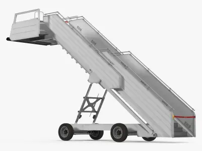 Passenger Steps 2 3D model
