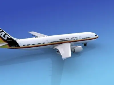 Airbus A-300 JAS 3D model