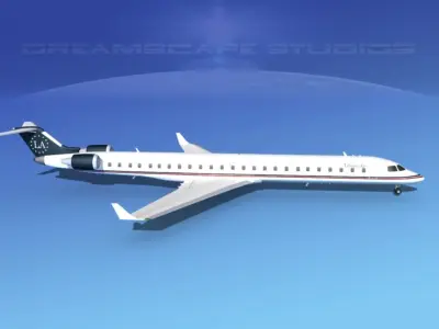 Bombardier CRJ1000 Liberty Air 3D model