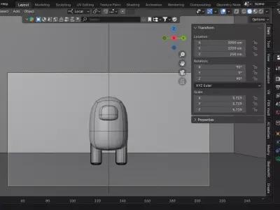Among Us-White 3D model