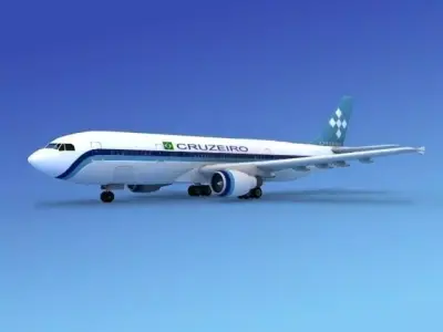 Airbus A300 Cruzeiro 3D model