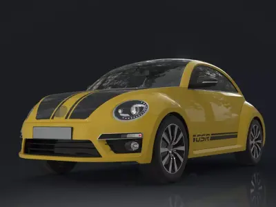 Volkswagen brand cars 3D model