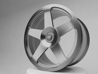 HRE 305M Monoblock Centre Lock Rim 3D model