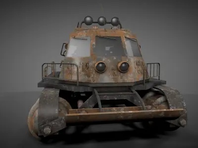 Screw Propelled Amphibious Vehicle 3D model