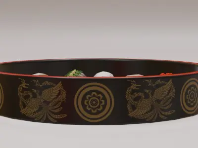 Premium Sushi Model Asset Low-poly 3D model