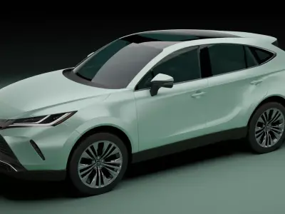 2020 Toyota Venza Low-poly 3D model